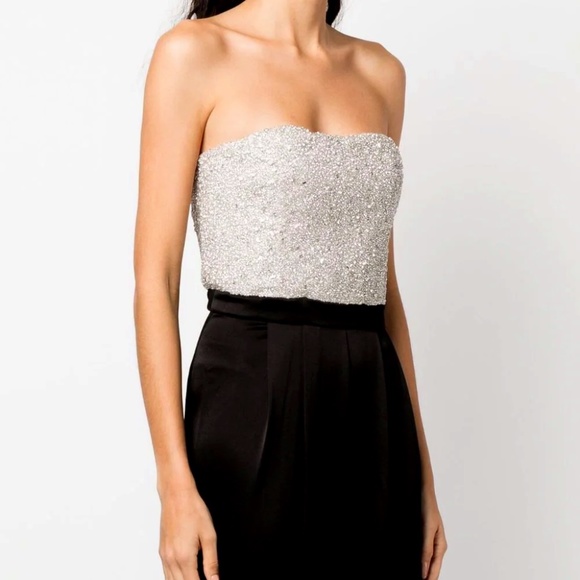 Alice + Olivia Berna Off-Shoulder Jumpsuit